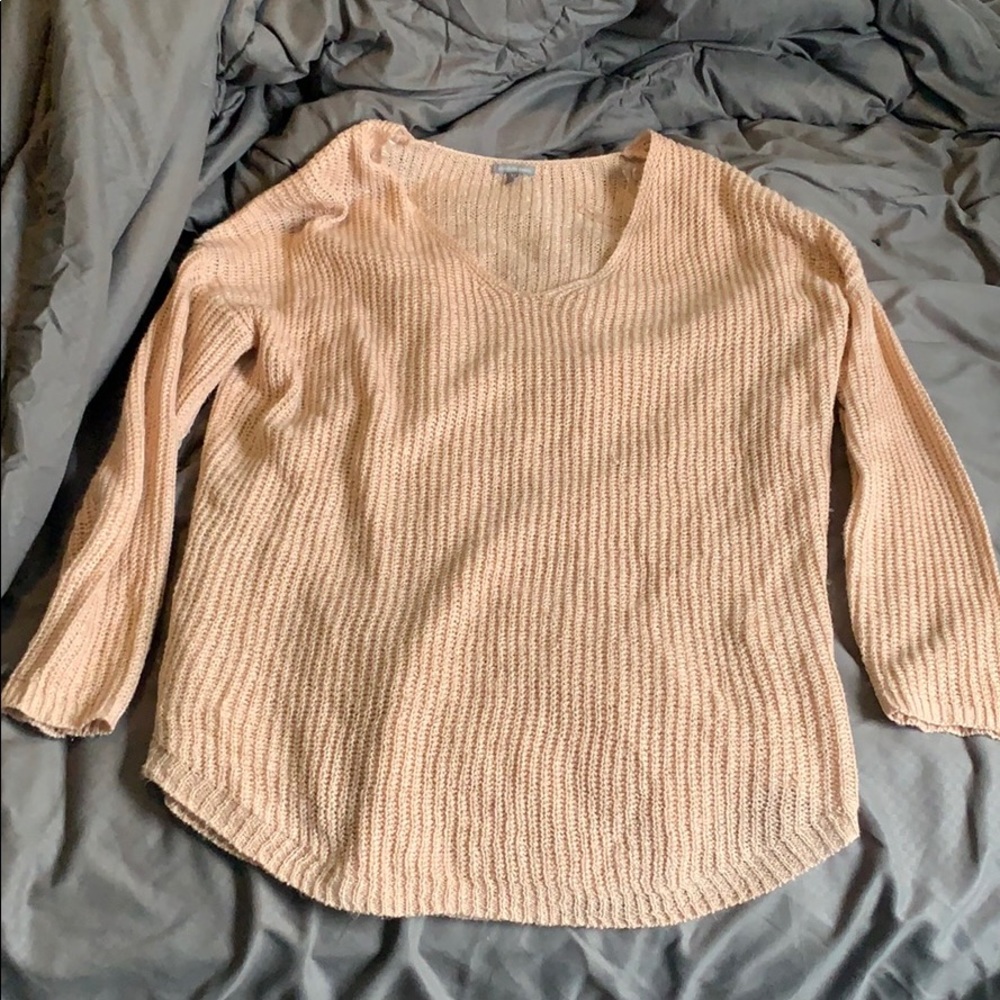 Pink sweater